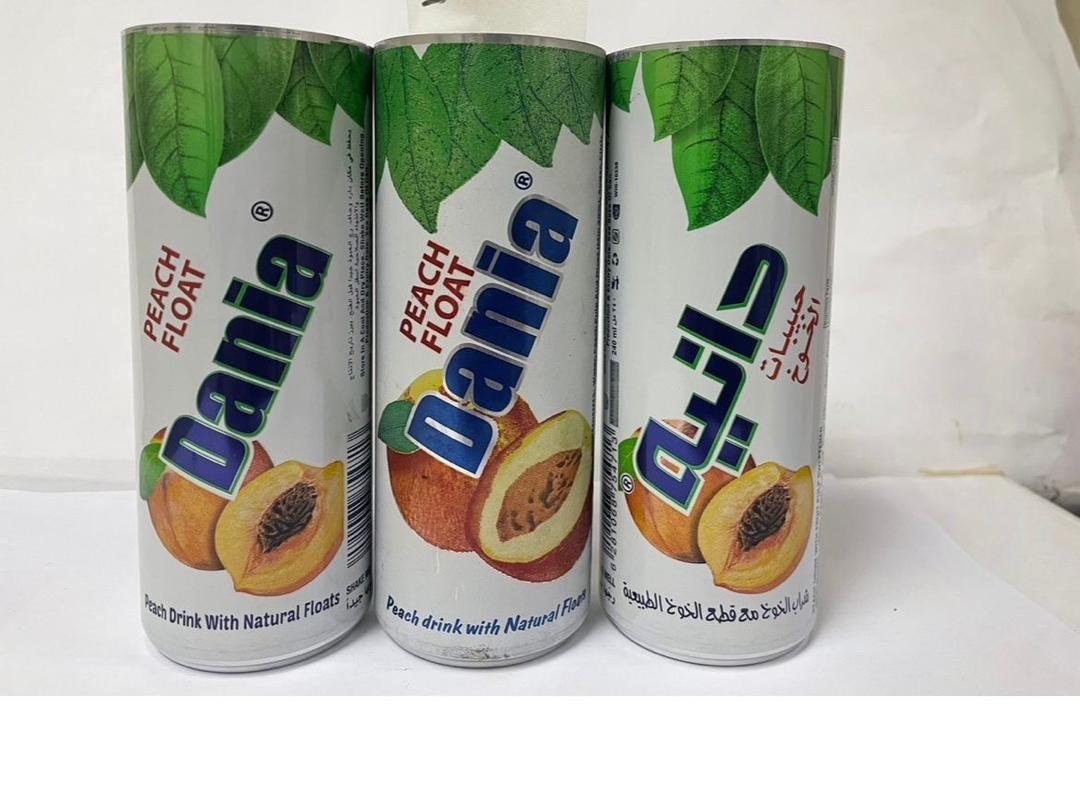 Peach juice drinks